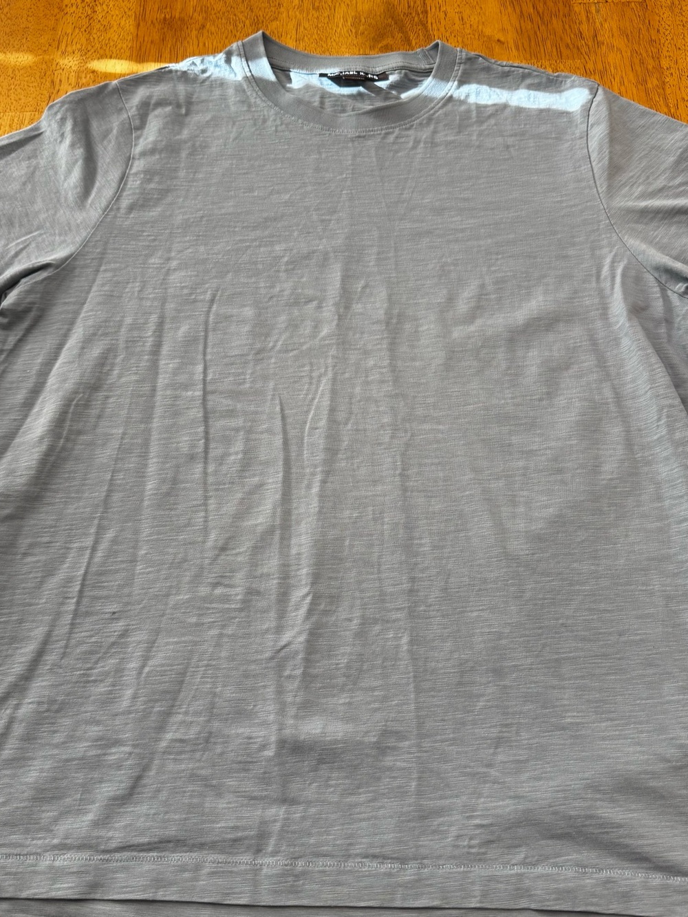 Michael Kors Light Blue Crew Neck Short Sleeve Tee